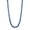 Blue, White, variant on Men's Two-Tone Stainless Steel H-Link Chain, 24" - Brilliance Fine Jewelry