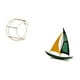 thumbnail image 5 of Estante De Pared Multifuncional Moderno Con Escultura De Velero De Hierro, Adorno De Mesa Para Coleccionables, Trofeos, Decoración Feng Shui, Centro De Mesa, Estantería De Escritorio., 5 of 8