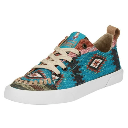 

Reba By Justin Womens RML066 Arreba Southwest Lace Up 11 Turquoise