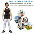 thumbnail image 6 of YUSHOW Youth Boys Girls Compression Tank Tops Athletic Sleeveless Shirt Undershirts Workout Base Layer Vest, 6 of 7