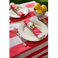 thumbnail image 2 of Mantel de exterior Design Imports Coral Cabana Stripe 60 redondo, 2 of 2