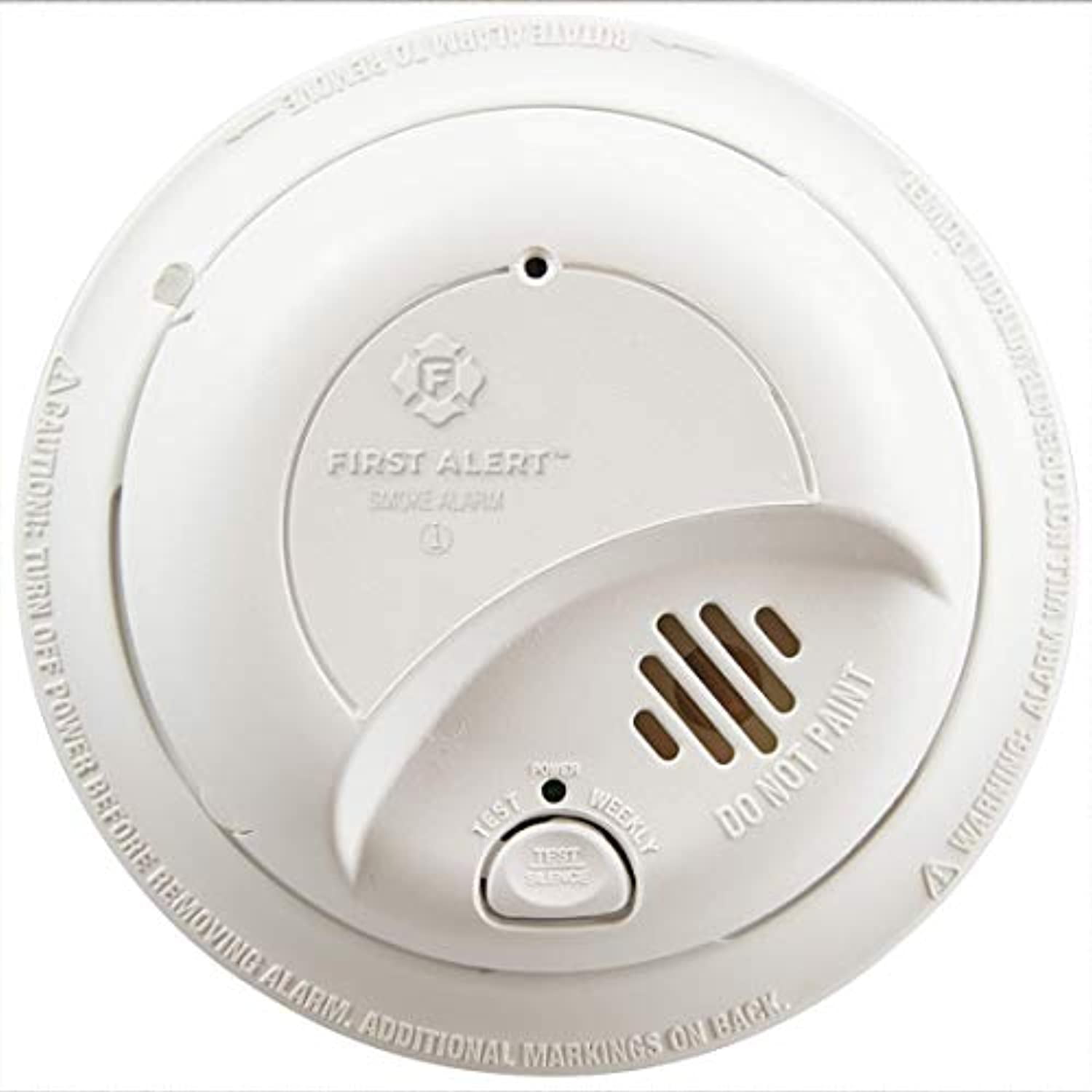 First Alert BRK9120b6CP Hardwired Smoke Detector with Backup Battery (Hardwired Alarm)