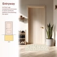 thumbnail image 3 of ODIKA 5'x7' Machine Washable Non-Slip Area Rug, Geometric Lattice High Traffic Rug, Beige, 138504, 3 of 7