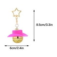 thumbnail image 2 of Fnochy Christmas Ball Decorations Disco Ball Keyring, Decoration Mini Cowboy Hat, Halloween Party Decoration College Cowgirl Shiny Accessories, 2 of 7
