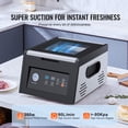 thumbnail image 2 of KFFKFF Chamber Vacuum Sealer, 380W Vacuum Pump Power, Sealing Bag Packing Machine for Wet Foods, Meat, Compact Design with 11.5 in Sealing Length, 2 of 9
