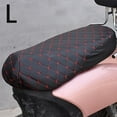 thumbnail image 2 of Funda de Cojín para asiento de motocicleta Sunnimix protección Universal antideslizante flexible PU, 2 of 8