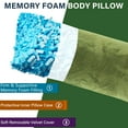 thumbnail image 2 of Body Pillow, Cooling Memory Foam Body Pillows for Adults Sleeping, Long Pillow for Bed, Big Large Firm Full Body Pillow for Side Sleeper, 2 of 11