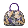 thumbnail image 3 of Colorful Exotic Plant Lunch Bag, Reusable Insulated Tote with Tropical Leaf Pattern, Great for Travel, Office, and Outdoor Use, 3 of 4