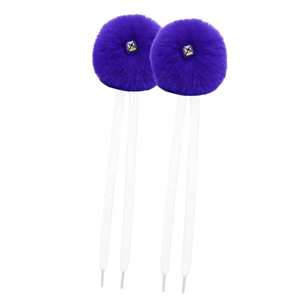 2 cordones para patines con cascabeles, 25 cm, ligeros, para patinar. violeta