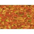 thumbnail image 1 of Ahgly Company Tapis d'Intérieur Lavables en Machine Rectangle Transitionnel Néon Rouge, 4' x 6', 1 of 7