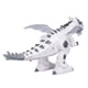 thumbnail image 5 of Juguetes eléctricos de animales que caminan con sonido intermitente de simulación Tyrannosaurus Rex, juguetes de dinosaurio mecánico blanco, 5 of 14