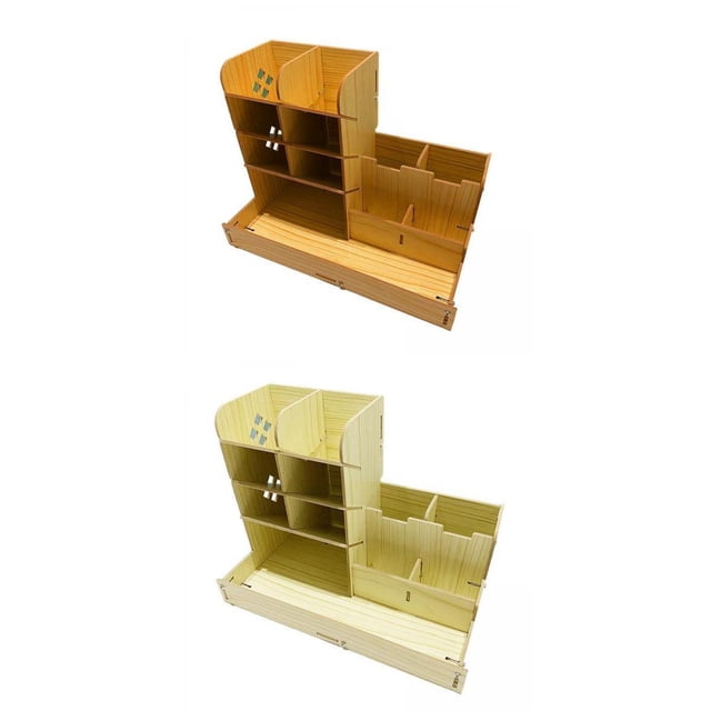2x Multifunctional Pen Organizer Pen Holder Box shamjiam Soporte para bolígrafo de escritorio