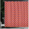 thumbnail image 3 of Ambesonne Magician Shower Curtain, Witch Wizard Hat Halloween, 69"Wx84"L, Dark Orange Blue Violet, 3 of 4