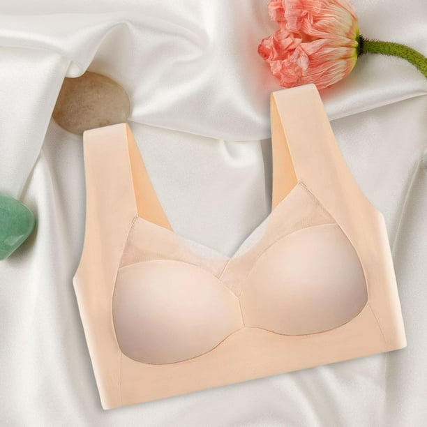 sin costuras para mujer, ropa interior, soporte cómodo, cobertura completa,  bralette sin costuras, es diarios, jersey para verano, Piel Salvador