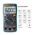 thumbnail image 2 of Polaridad De Identificación Resistencia Richmeters Rm101 Rms Verdadero Multifuncional Lcd M Eccomum tipo 1, 2 of 7