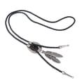 thumbnail image 4 of Western Cowboy Rodeo Bolo Tie De Hombre De Moda Con Colgante De De Sombrero - Plata antigua Sunnimix Western Bolo Tie Necklace, 4 of 7