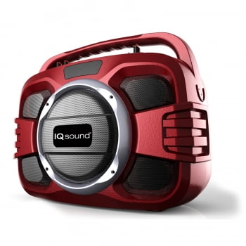 Supersonic Wireless Portable Audio System-RED