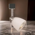 thumbnail image 2 of Benjara BM224647 Metal Track Light with Interchangeable Round Glass Shade, Silver & White, 2 of 5