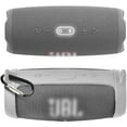 thumbnail image 5 of Silicone Case Cover for JBL Charge 5 Waterproof Portable Bluetooth Speaker (Case Only)- Grey, 5 of 6