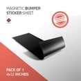 thumbnail image 4 of Magnetic Sheets Bumper Sticker Magnet Backing for Magnet Car Decal (1, 4 x 12 Inches), 4 of 4