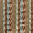 thumbnail image 4 of Plutus 20" x 26" Tracks Stripe Luxury Throw Pillow in Brown, 4 of 9