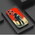 thumbnail image 3 of "Mejora el estilo de tu iPhone con esta divertida y protectora funda para teléfono plateada de color mate de doble capa", 3 of 4