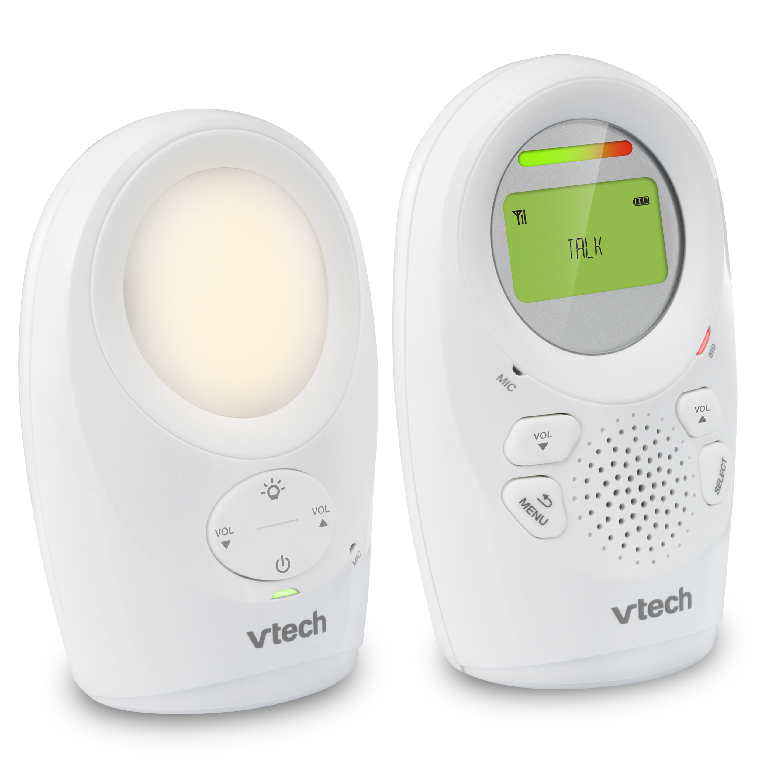 Vtech DM1211 Digital Audio Baby Monitor w/Enhanced Range 1 Parent Unit - image 3 of 11