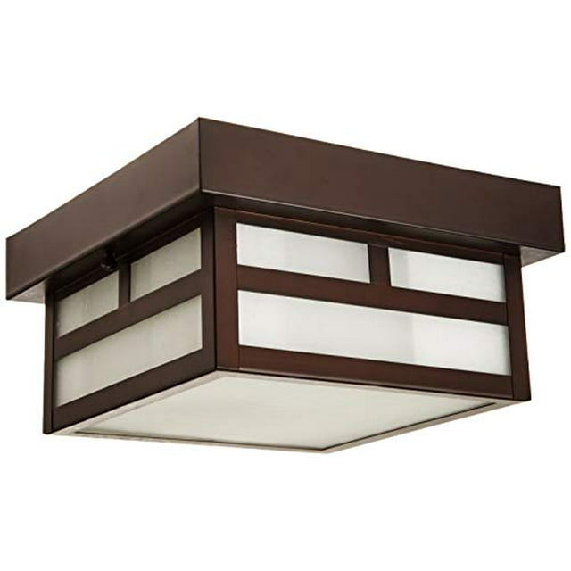 Acclaim 4708ABZ Artisan Collection 1-Light Ceiling Mount Outdoor Light Fixture, Architectural Bronze