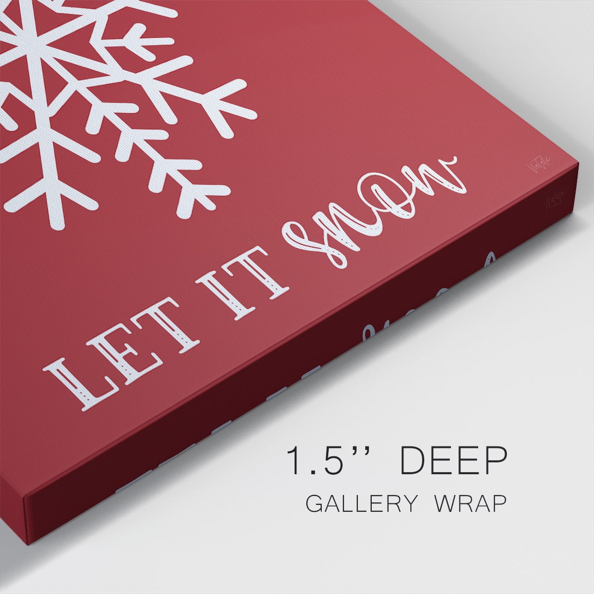 Let It Snow- Gallery Wrapped Canvas