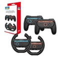 thumbnail image 1 of Kit 2 Volantes + 2 Grips Porta Joy-Cons Fundas para Controles Nintendo Switch 2, 1 of 5