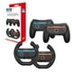 thumbnail image 1 of Kit 2 Volantes + 2 Grips Porta Joy-Cons Fundas para Controles Nintendo Switch 2, 1 of 5