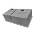 thumbnail image 3 of Ruvati 33-inch Low-Divide Undermount Kitchen Sink, 3 of 12