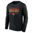 thumbnail image 2 of Men's Black Ottawa Senators Team Covert Long Sleeve T-Shirt, 2 of 4