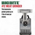 thumbnail image 4 of LEM Products BigBite #12 Electric Meat Grinder, 0.75 HP Stainless Steel Machine, 4 of 10