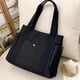 thumbnail image 1 of CAIROYAR Bolso de lona, bolso de mujer, bolso de hombro, bolso de estudiante universitario, W1B7 grande, 1 of 7