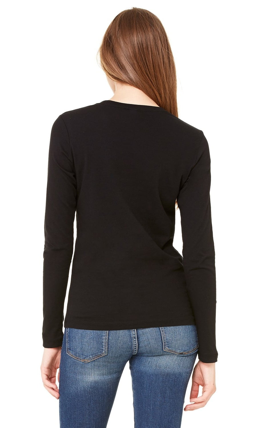 Women's Thick Crewneck Long Sleeve T-Shirt