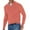 Orange, variant on Chiccall Men's Winter Fashion Sweater Quarter Zip Stand Up Collar Solid Long-Sleeve Knitted Pullovers on Clearance