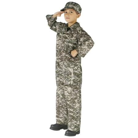 SOLDIER COSTUME CHILD MED