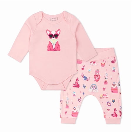 Paris Hilton x Monica + Andy Organic Cotton First Moves Set, Sizes Newborn- 24 Months