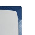 thumbnail image 2 of Ambesonne Aviation Fitted Sheet, Sea Flying Cloudy Sky, Twin Size, Violet Blue Grey, 2 of 2