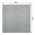 thumbnail image 6 of Unique Bargains 6Pcs Dinner Use Cotton Cloth Napkins Smoky Gray 20x20inch, 6 of 6