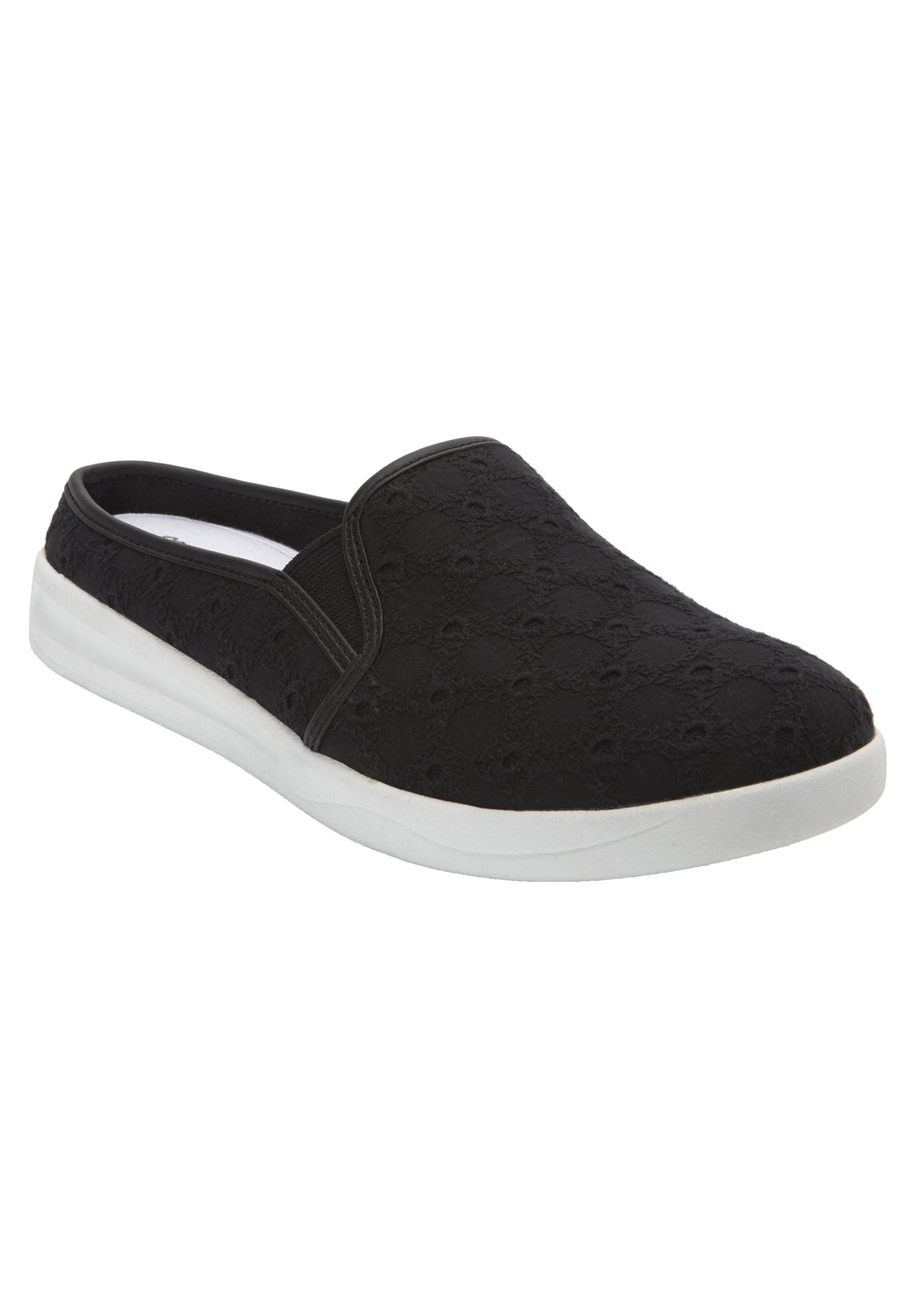 wide width mule sneakers