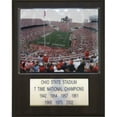 thumbnail image 1 of C & I Collectables 1215OHIOSTST NCAA Football Ohio Stadium Stadium Plaque, 1 of 1