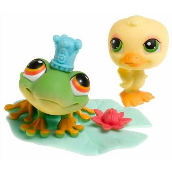 Littlest Pet Shop Pet Pairs Frog & Duck Figure 2-Pack