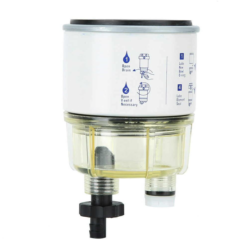 Mgaxyff Boat Fuel Water Separator Filter, R12T, Stable Performance, Universal Replacement, Boat