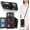 01-Black, variant on for iPhone 16 Pro Case with Card Holder and Strap - Zipper Pocket,Crossbody Lanyard Strap,Credit Card Holder,Stand Ring,Cute Phone Wallet Case for Women(Wine Red,6.3 Inch)
