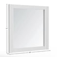 thumbnail image 5 of Alpine Furniture Stapleton Mirror in White, 5 of 5