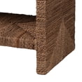 thumbnail image 4 of bali & pari Liza Bohemian Natural Seagrass Console Table, 4 of 6