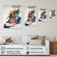 thumbnail image 4 of Designart Multicolor Sneaker Shoe III Canvas Wall Art, 4 of 5