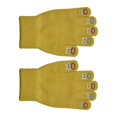 thumbnail image 3 of Guantes térmicos Fernando de invierno con puños elásticos y pantalla táctil color Amarillo, 3 of 8